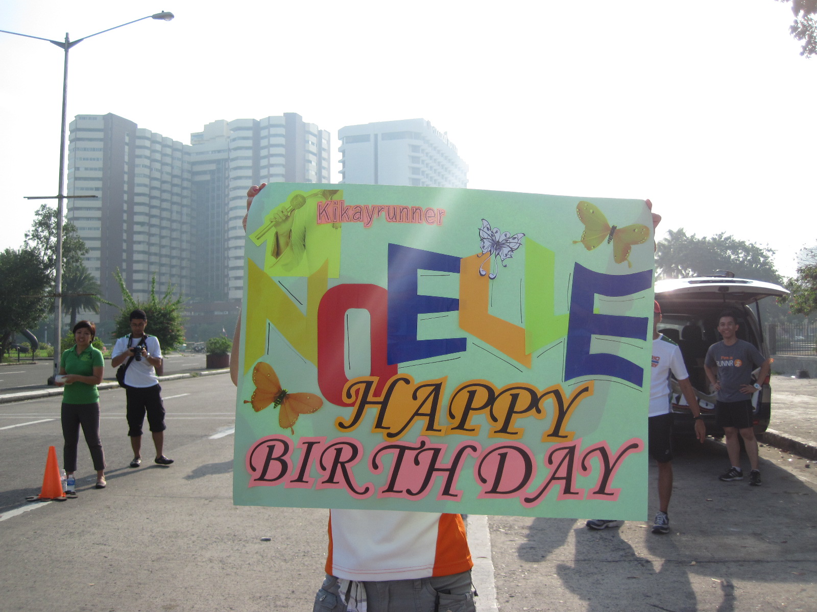 34th Milo Marathon: Birthday Placard