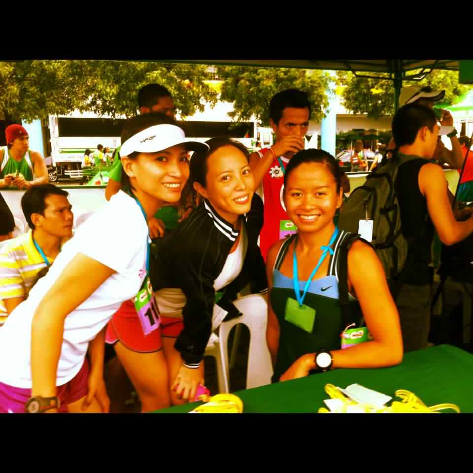 36th Milo Marathon: with fellow podium finishers