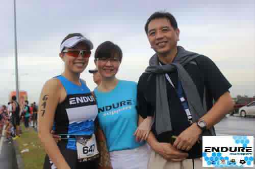 Unilab Active Health Duathlon: with my parents