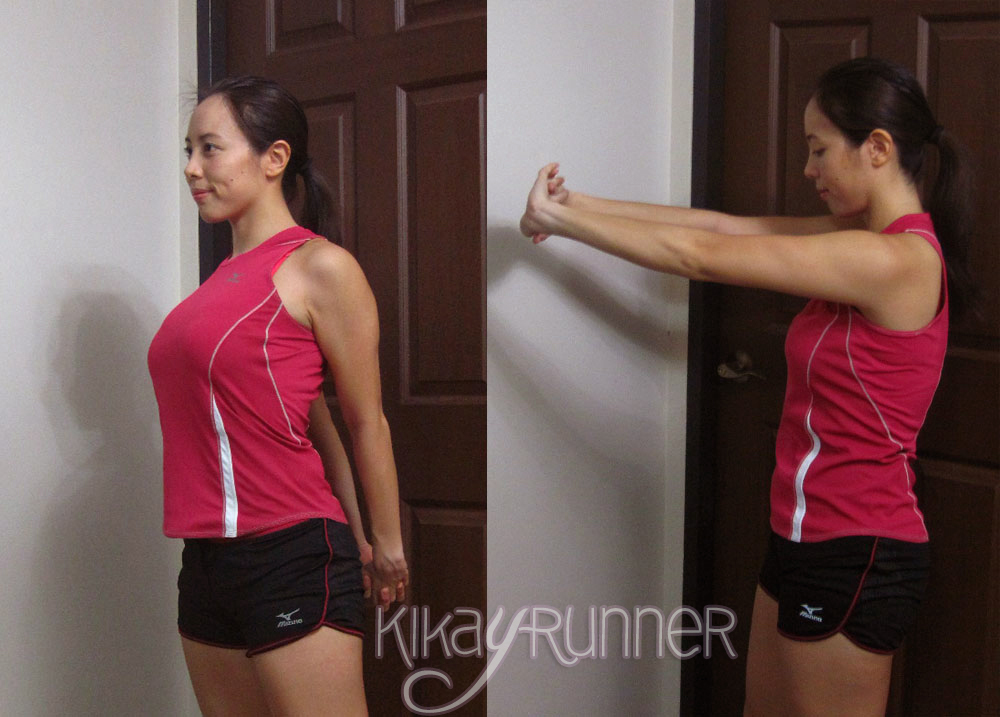 8 Great Post-Race Stretches: Chest & Back