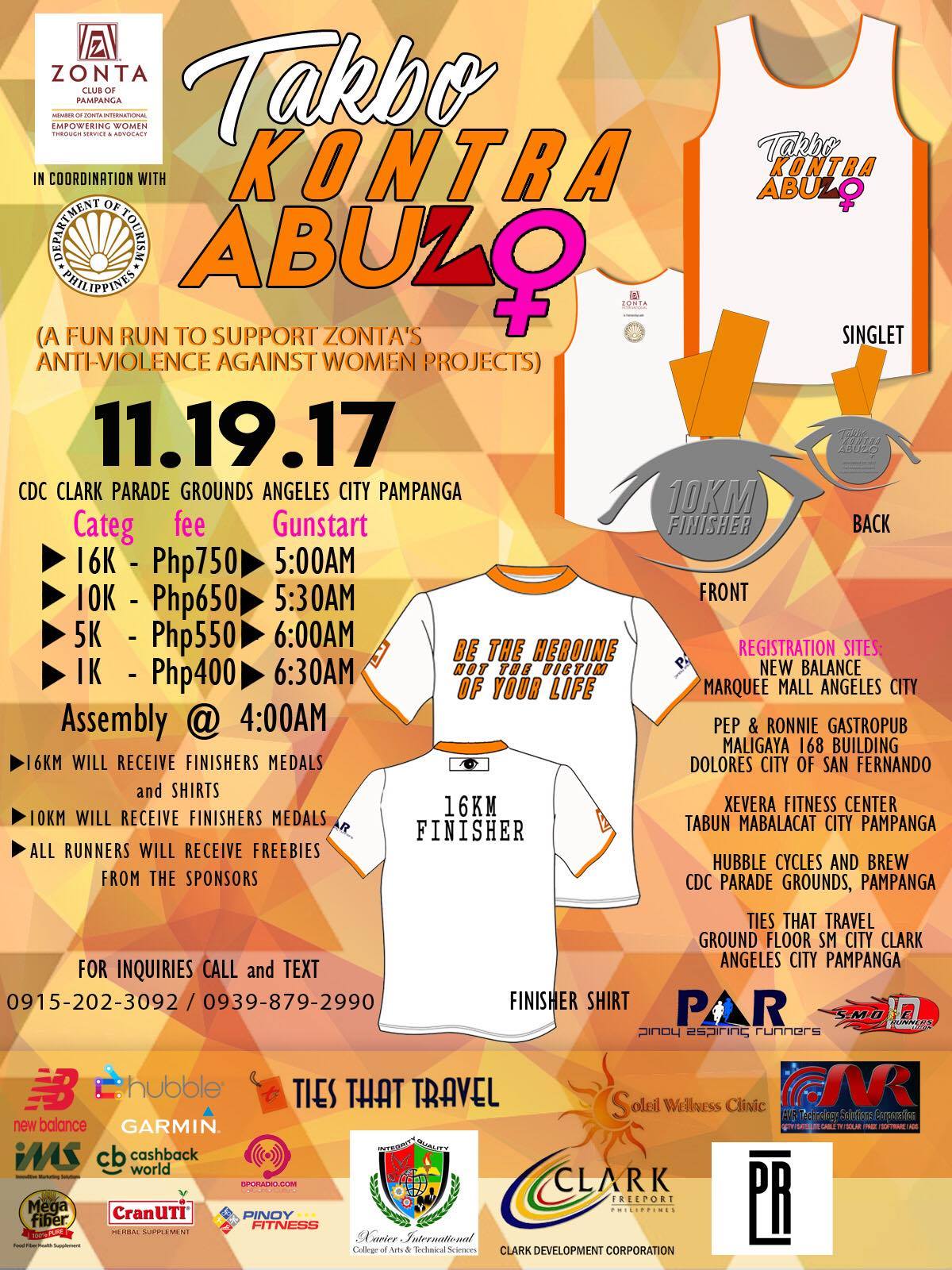 Takbo Contra AbuZo registration details