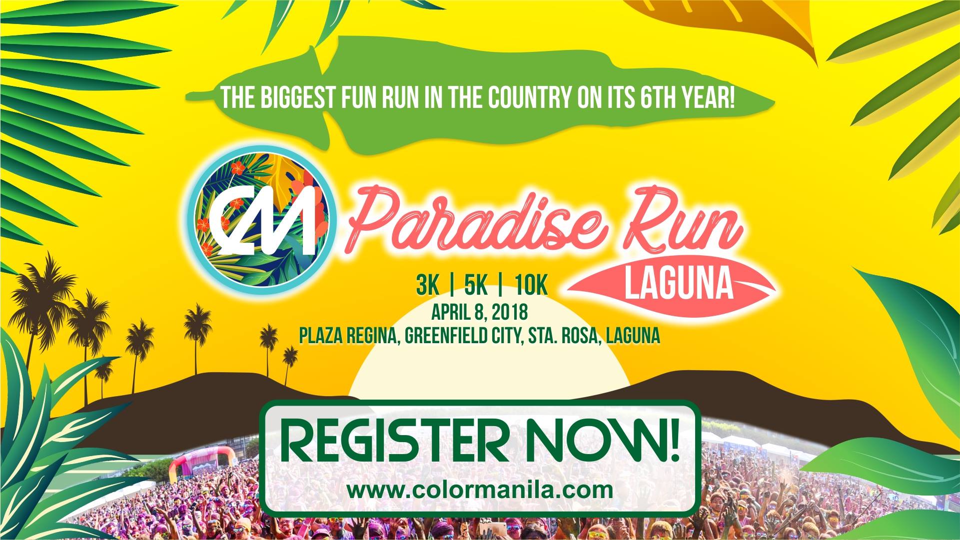 Color Manila Paradise Run Laguna on April 8