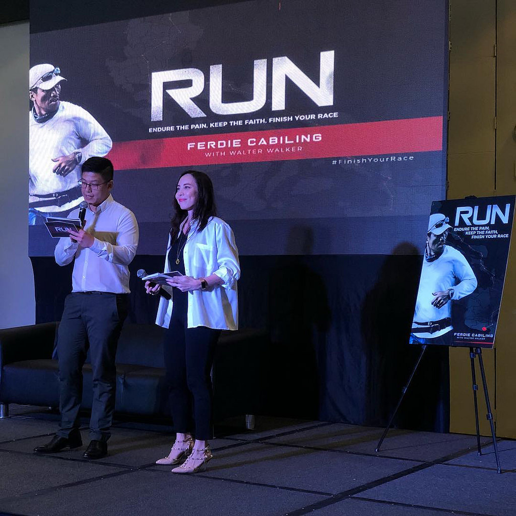 "Run" book launch at Manila International Book Fair