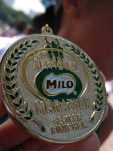 34th Milo Marathon: Finisher's Medal