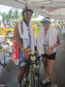 2011 Ironman 70.3: w/ teammate Melvin Pangan
