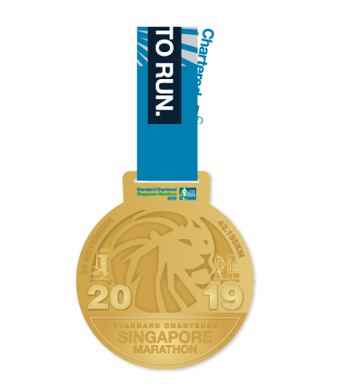 Standard Chartered Singapore Marathon 2019 - Medal Design