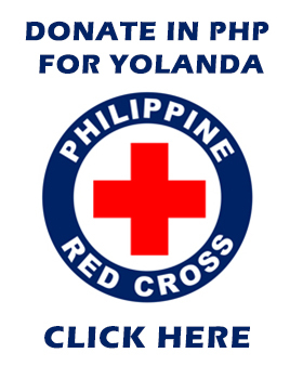 Donate to Philippine Red Cross for Typhoon Yolanda / Haiyan Relief