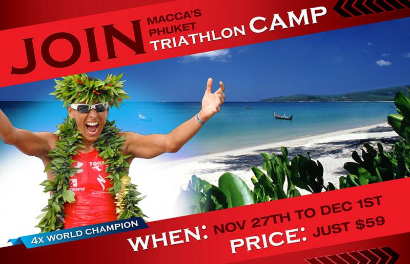 MaccaX Phuket tri camp from November 27-29