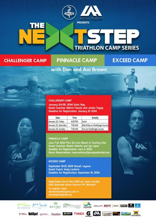 The Next Step Triathlon Camp Series 2014