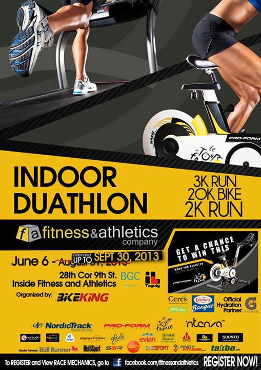 Fitness and Athletics Indoor Duathlon extended til September 30