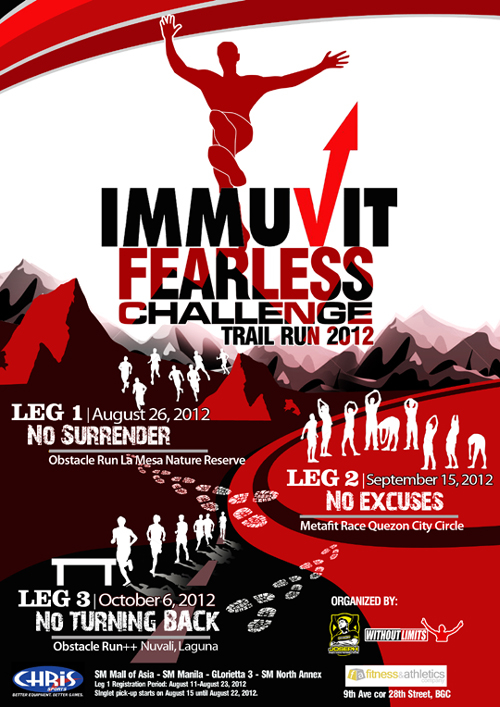 Immuvit Fearless Challenge Trail Run on August 26, 2012