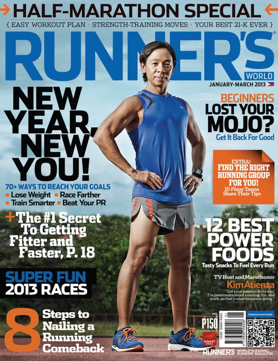 Kim Atienza on Runners World Magazine