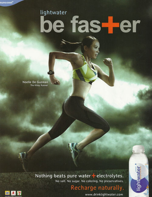 Be Faster. Drink Lightwater