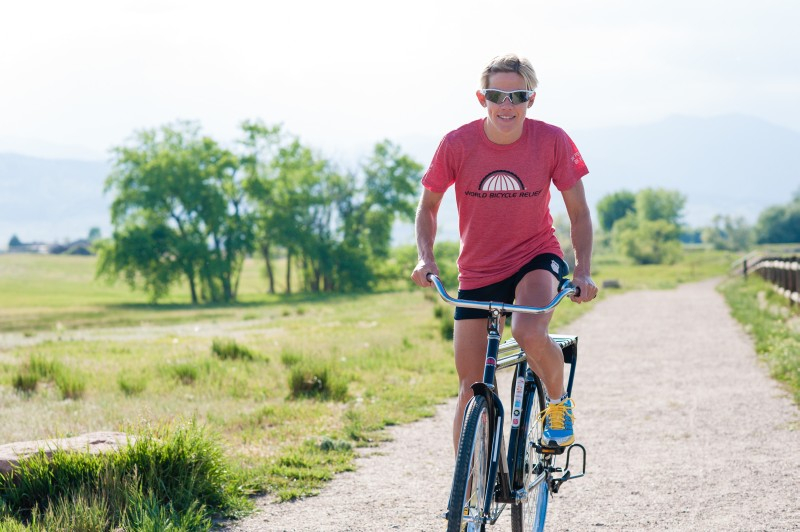 Mirinda Carfrae for World Bicycle Relief
