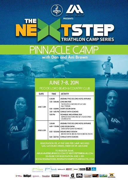 The Next Step Triathlon Pinnacle Camp on June 7-8