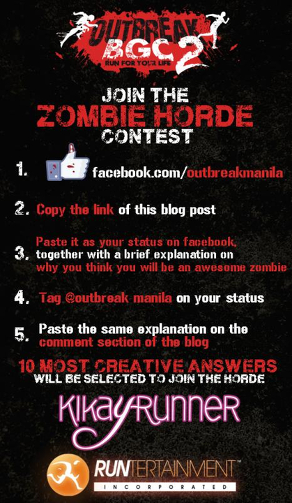 Outbreak BGC zombie contest